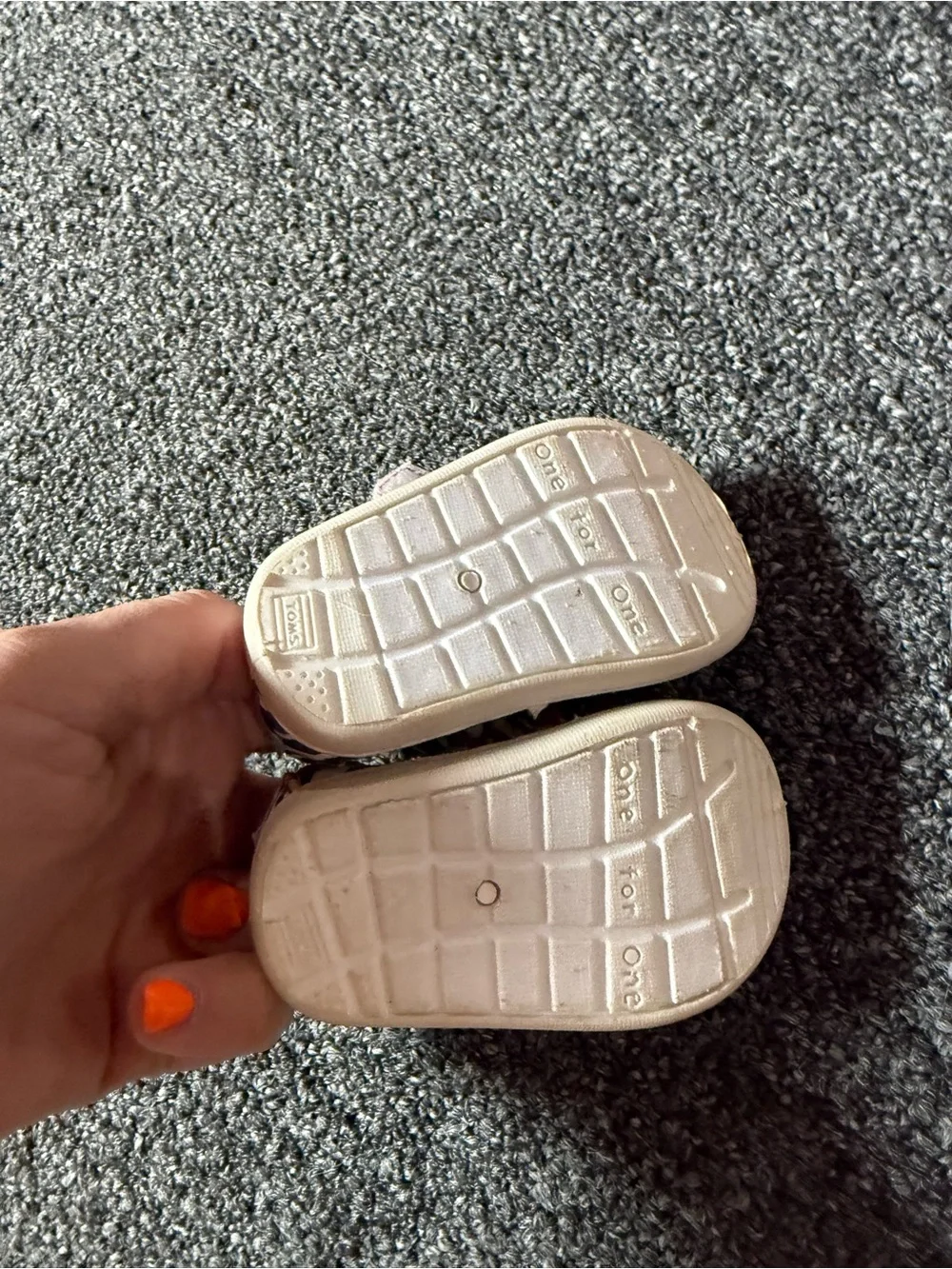 Tom’s Zebra Print Mary Jane Kids Shoes - Black & White size 2